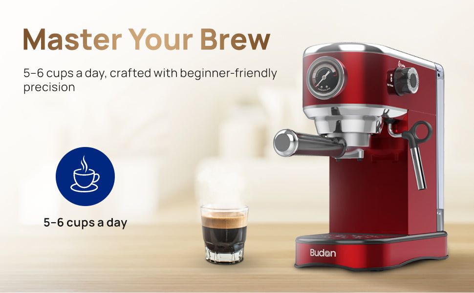 Budan Bolt | Semi-Automatic Coffee Machine