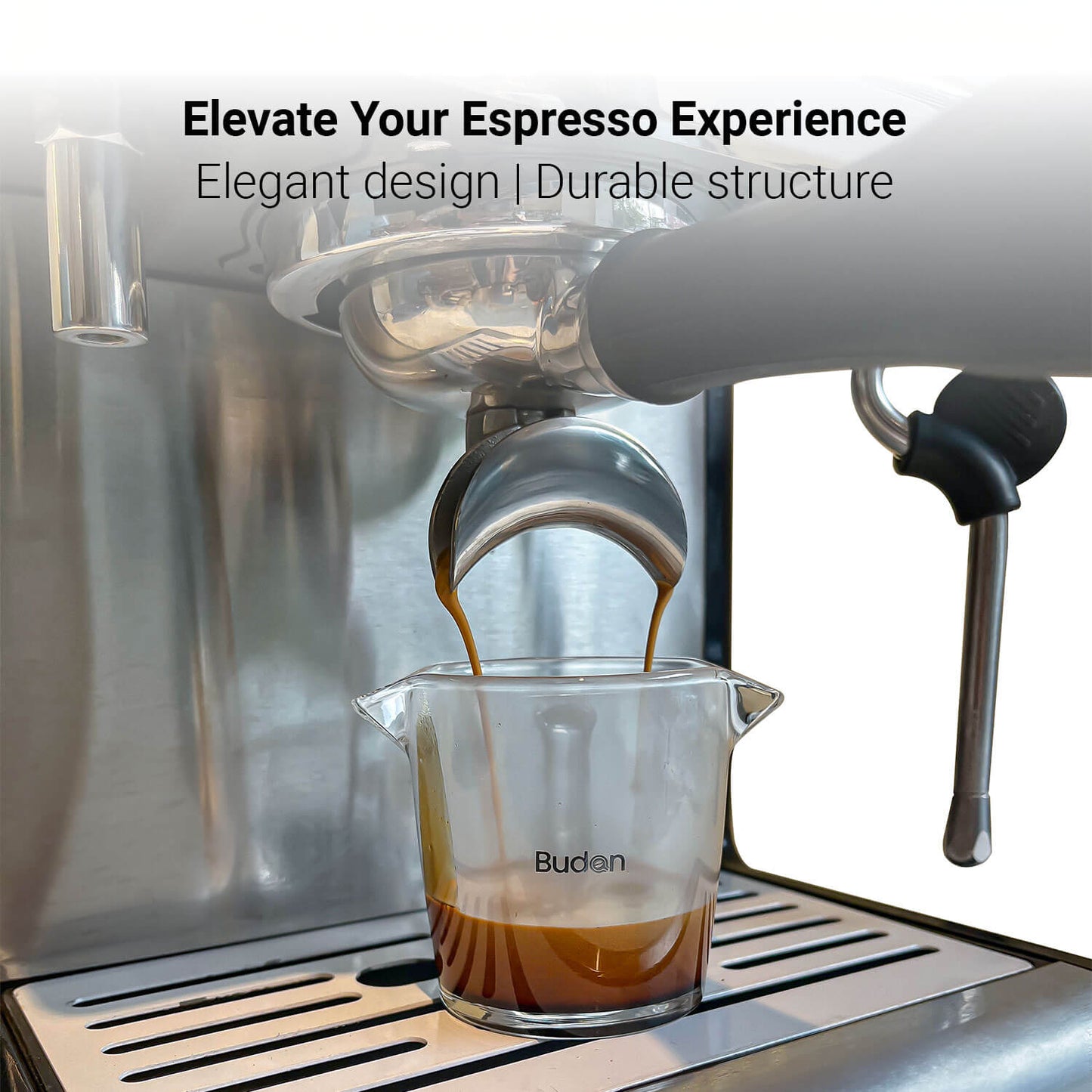 Budan Double Spout Shot Glass for Espresso