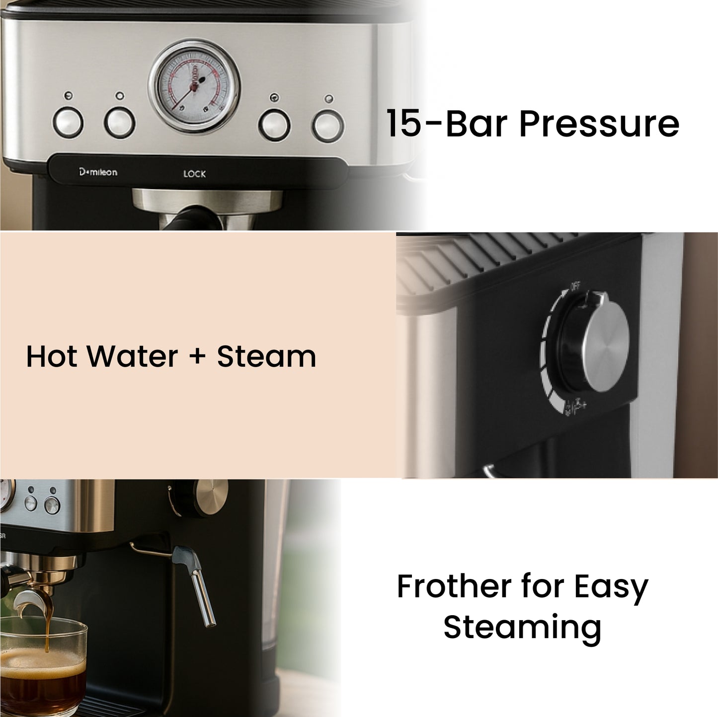 Budan-Classic | Semi-Automatic Coffee Machine