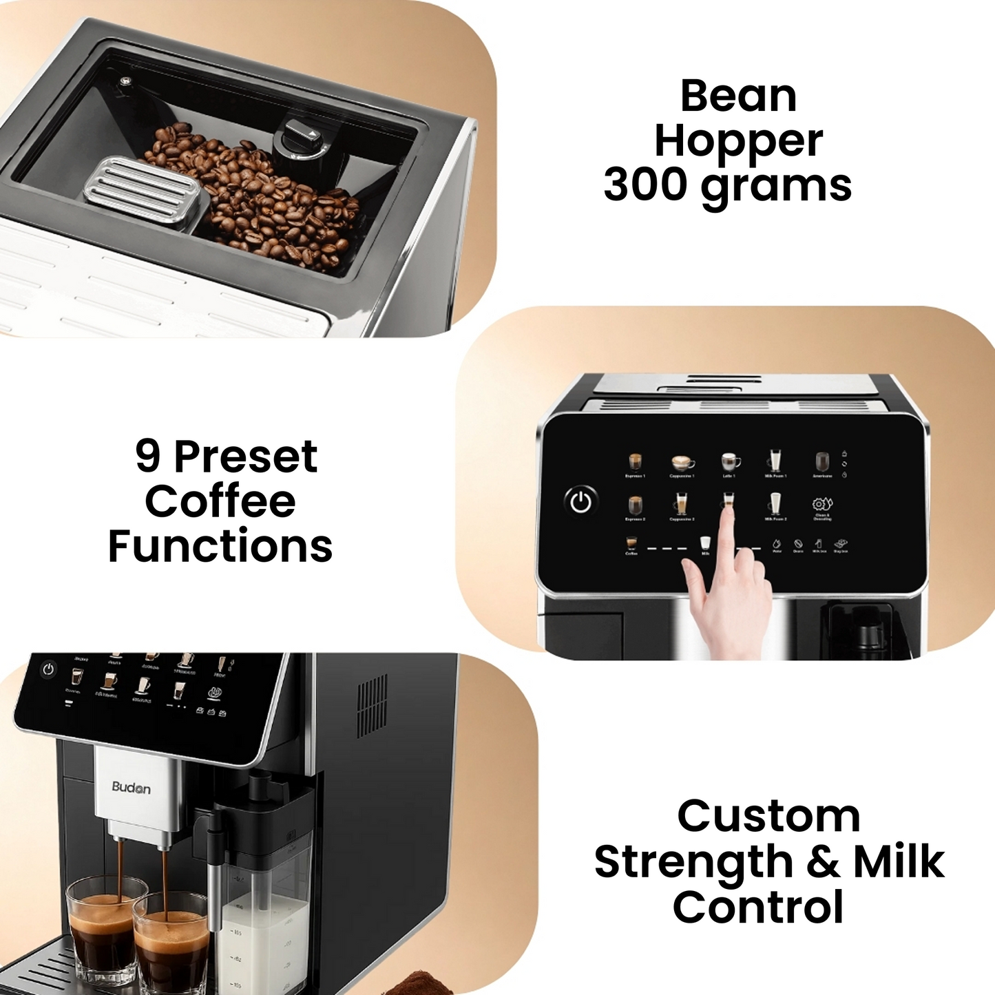 Budan Brew 500 | Fully Automatic Coffee Machine