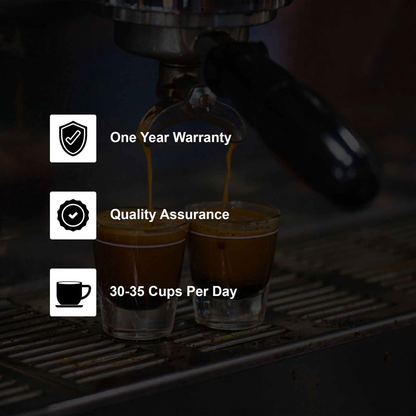 Budan Espresso Machine with In Built Grinder | Semi Automatic Coffee Machine