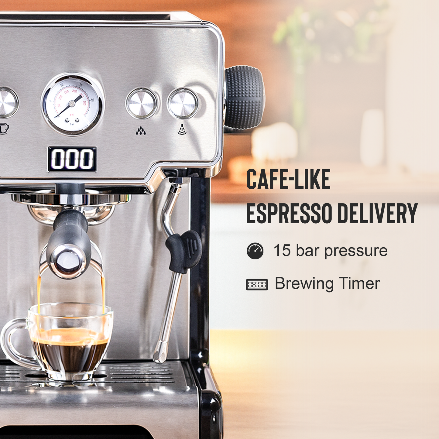The Budan Espresso Machine | Semi Automatic Coffee Machine