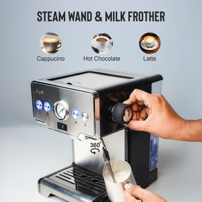 The Budan Espresso Machine | Semi Automatic Coffee Machine