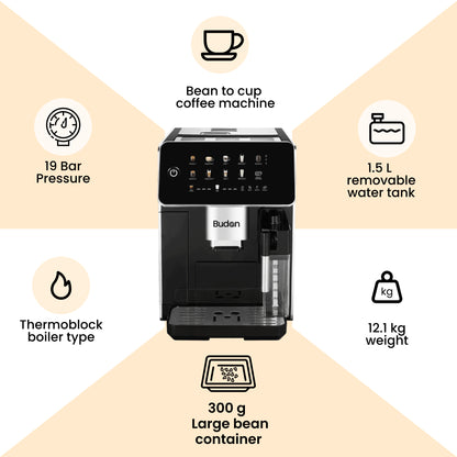 Budan Brew 500 | Fully Automatic Coffee Machine