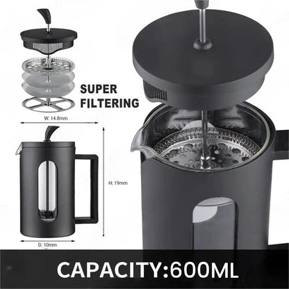 Budan Black French Press | 600ml