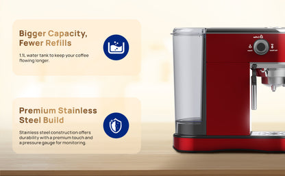 Budan Bolt | Semi-Automatic Coffee Machine