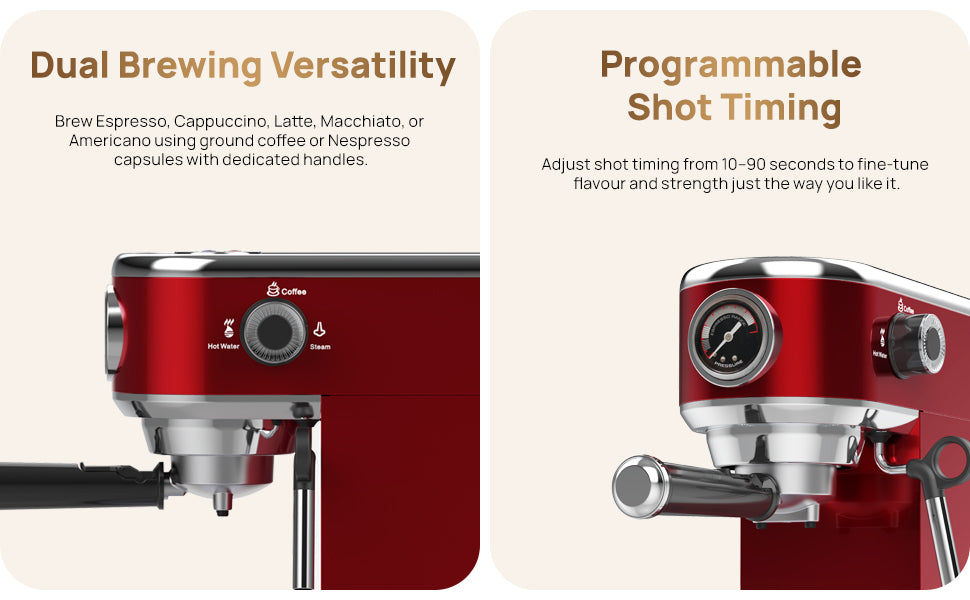 Budan Bolt | Semi-Automatic Coffee Machine